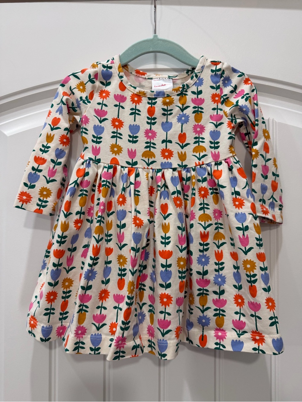 Hanna Andersson Baby Long Sleeve Skater Dress & Leggings Set Size 12-18m